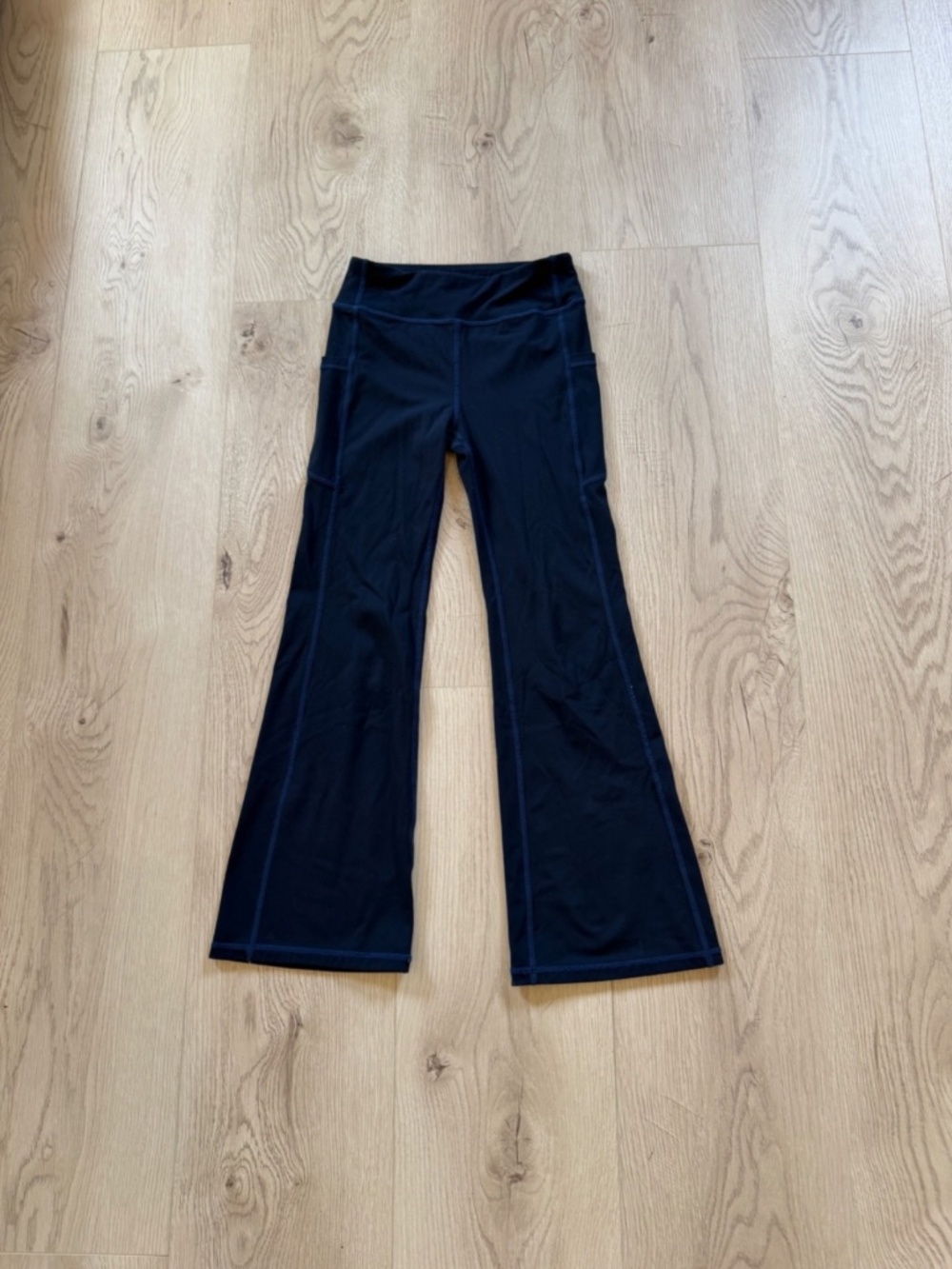 Girl's Flare Leggings with Pockets High Waisted Bootcut Pants Kids Sz.7-8Y